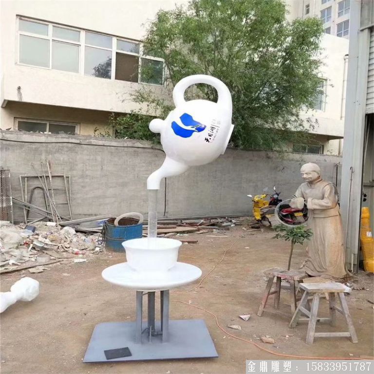 玻璃鋼天壺雕塑價格定制